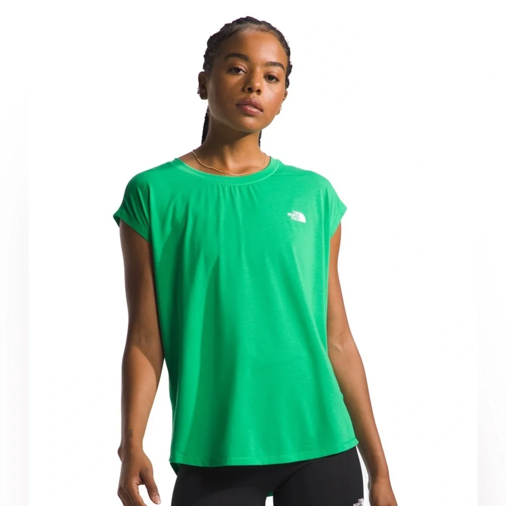 3/$25*THE NORTH FACE T-SHIRT WANDER SLITBACK - FEMME L - Picture 1 of 8